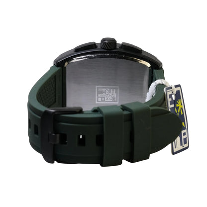 Reloj Cronografo EP para Hombre Deportivo Verde Diseño Cuadrado Moderno