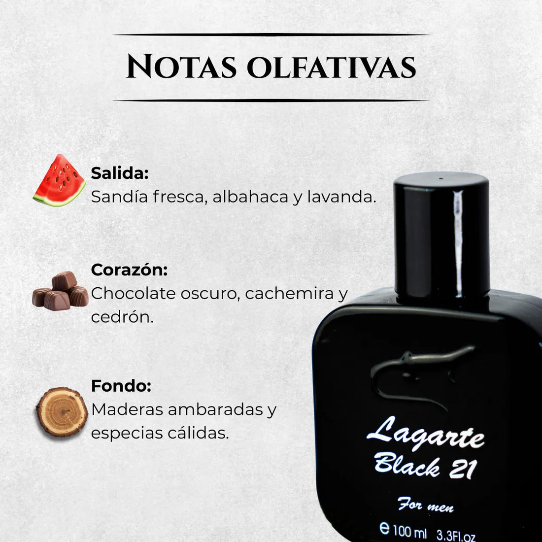 Lagarte Black 21 Hombre