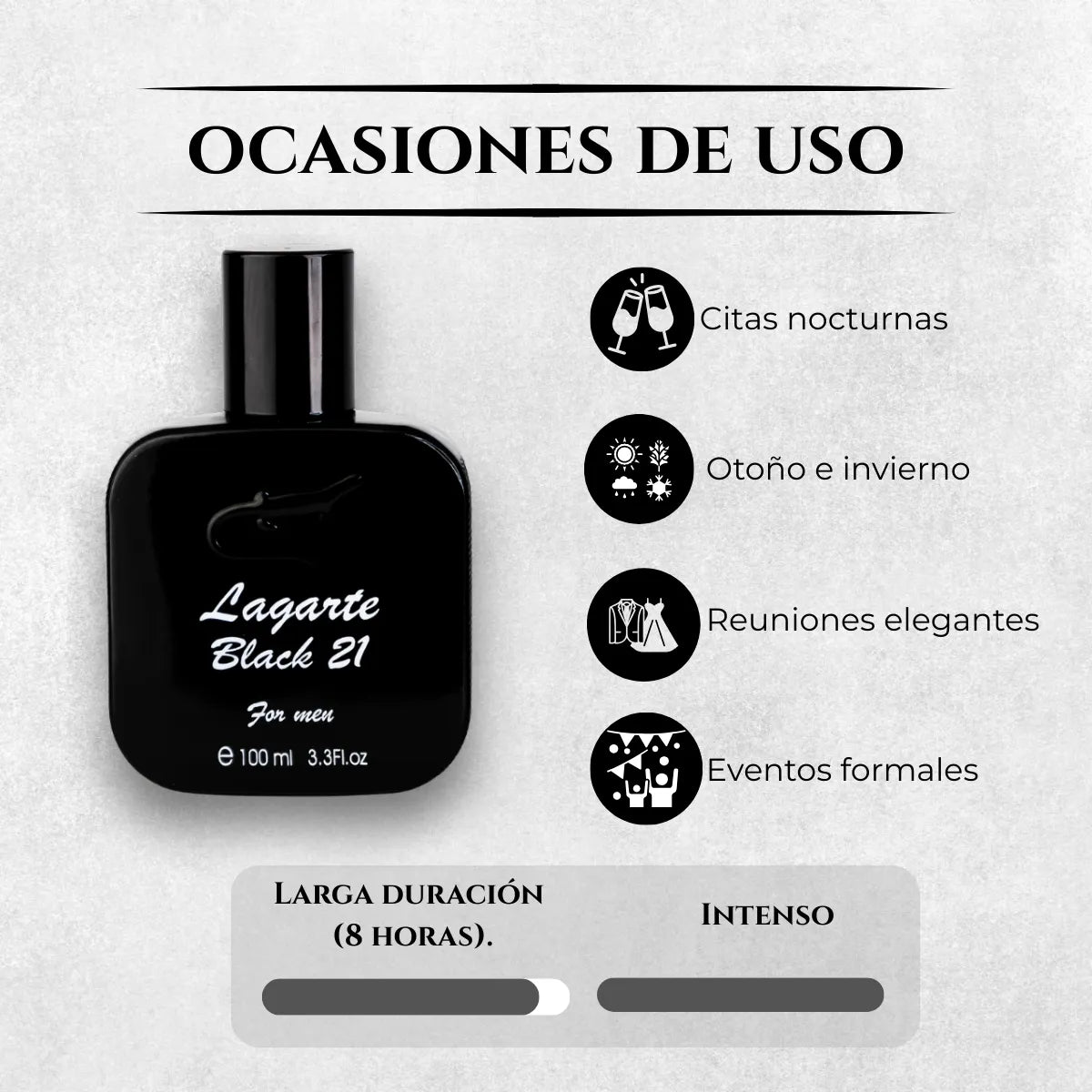Lagarte Black 21 Hombre