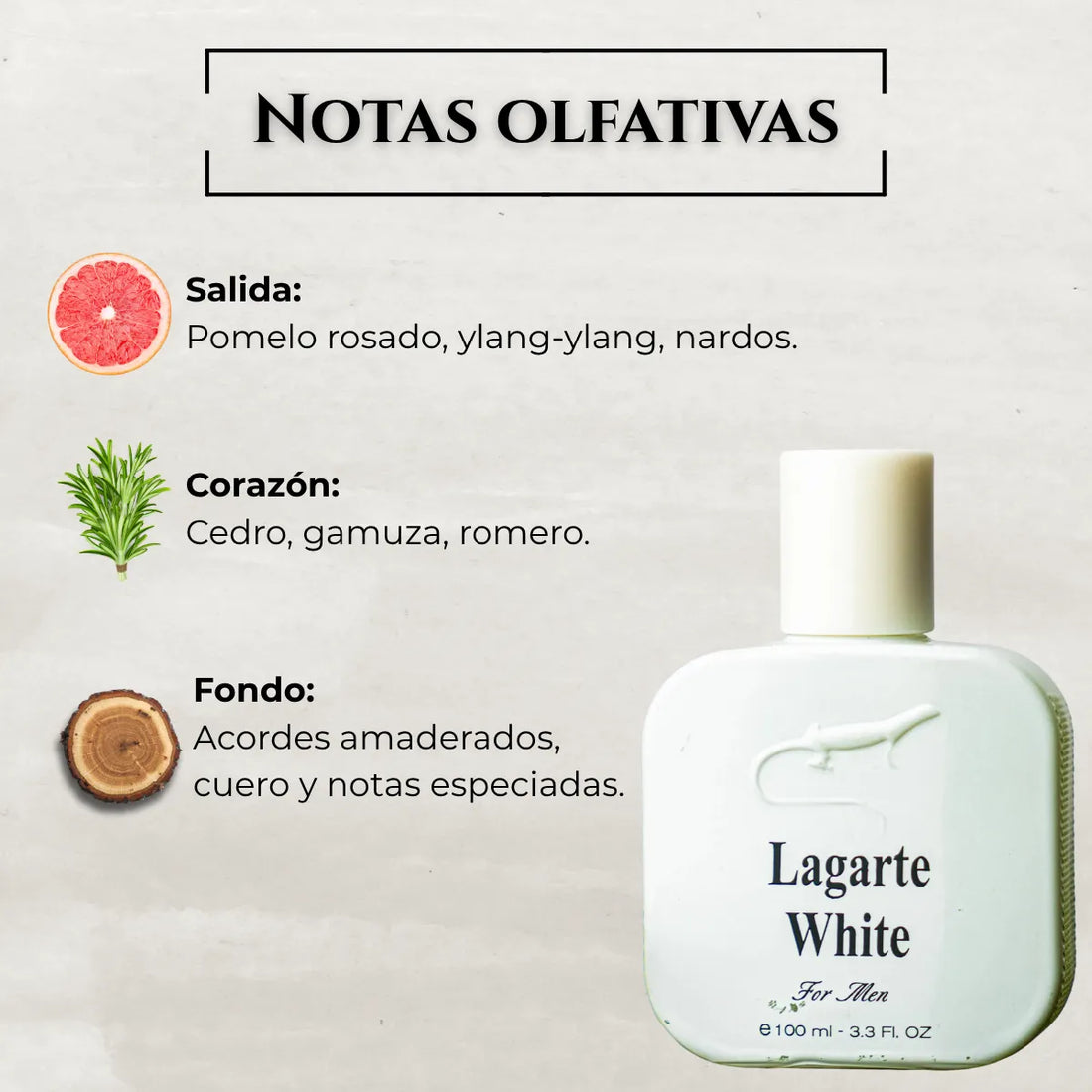 Lagarte White Hombre