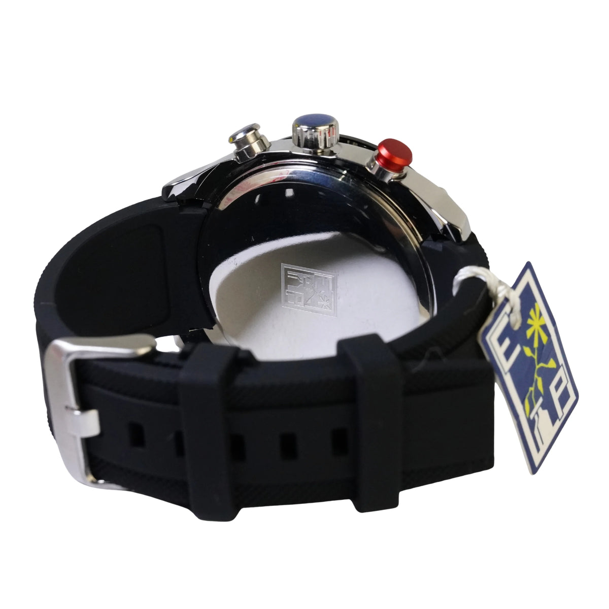 Reloj Cronógrafo EP para Hombre Deportivo Moderno Negro con Correa de ...