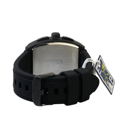 Reloj Cronografo EP para Hombre  Deportivo Negro Total Diseño Cuadrado Moderno